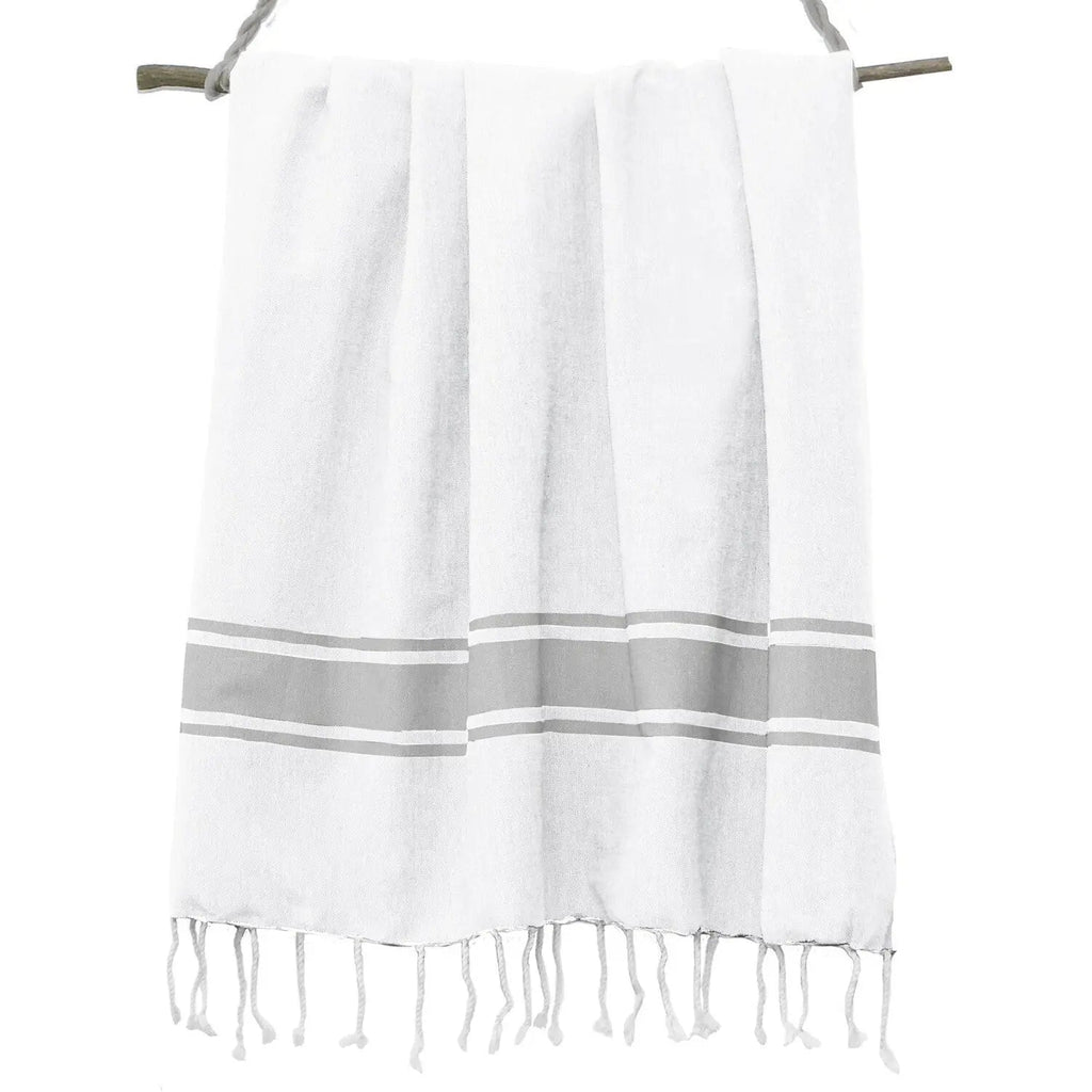Fouta blanche coton 100x200 ST TROPEZ    febronie.com