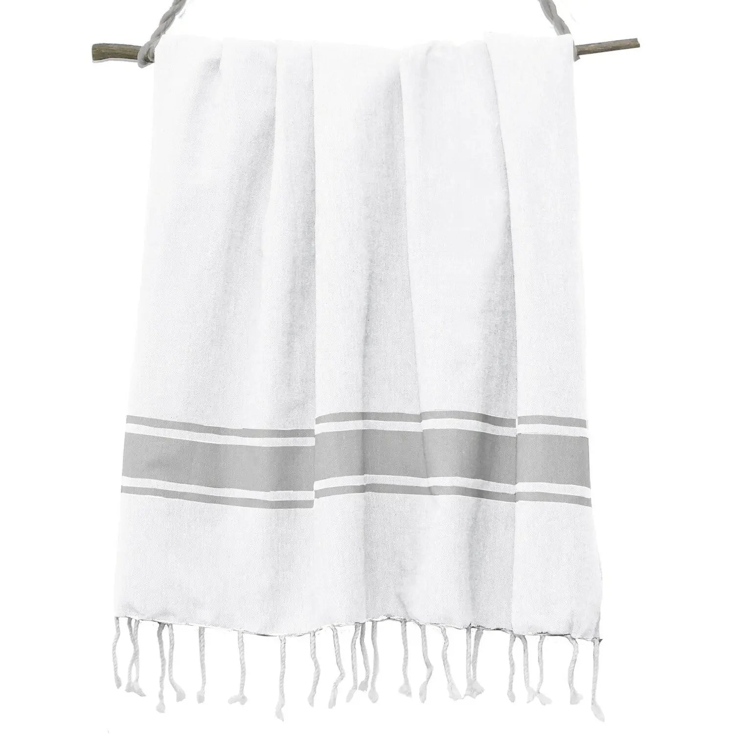 Fouta blanche coton 100x200 ST TROPEZ    febronie.com