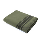 Fouta éponge coton vert kaki 100x180 FARO    febronie.com