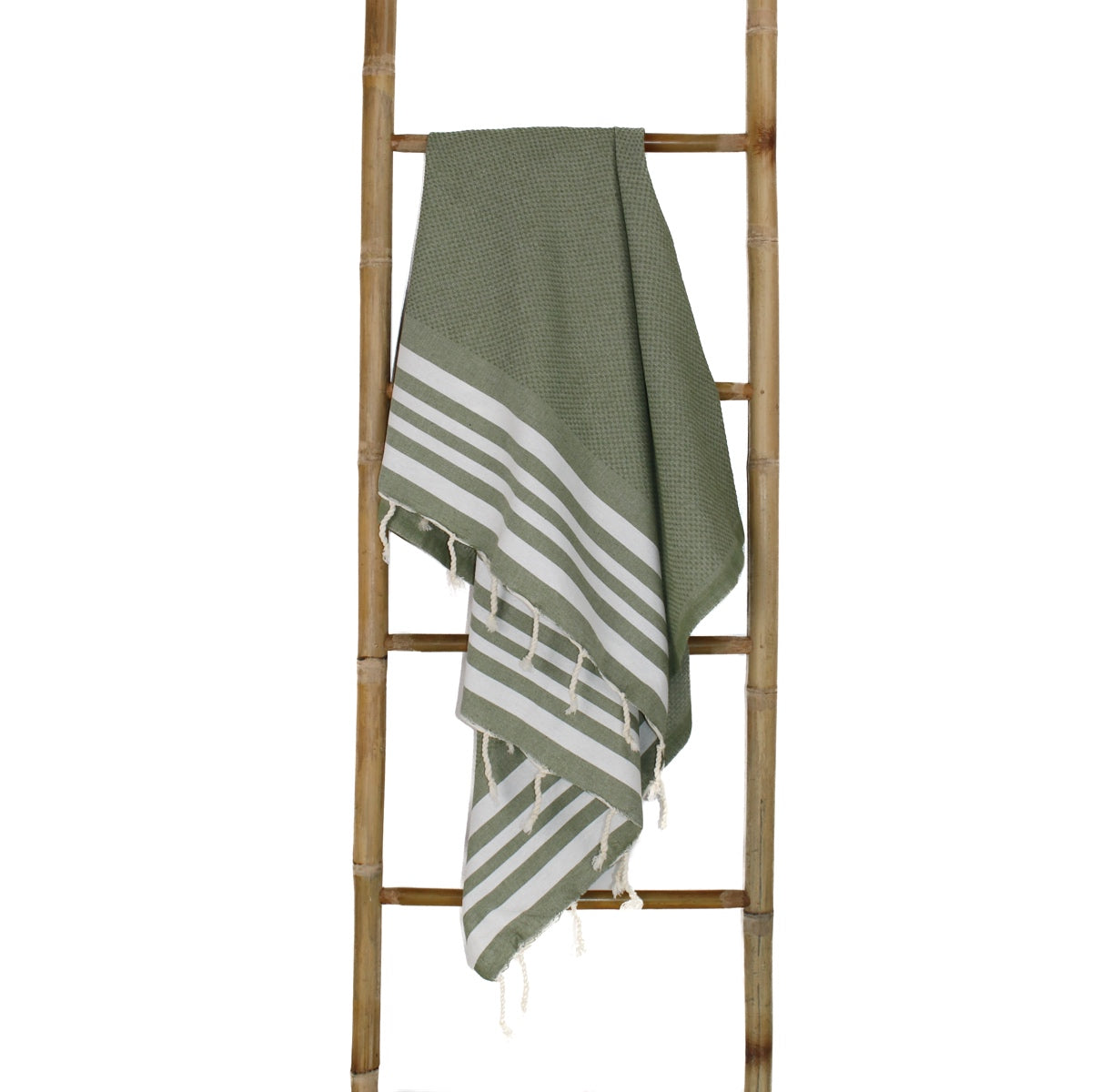 Fouta coton 100x200 NEWPORT vert olive