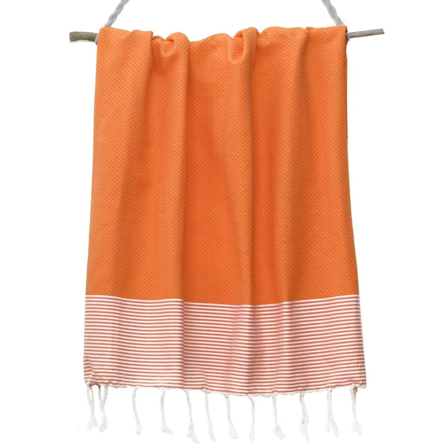 Fouta nid d'abeille coton IBIZA 100x200