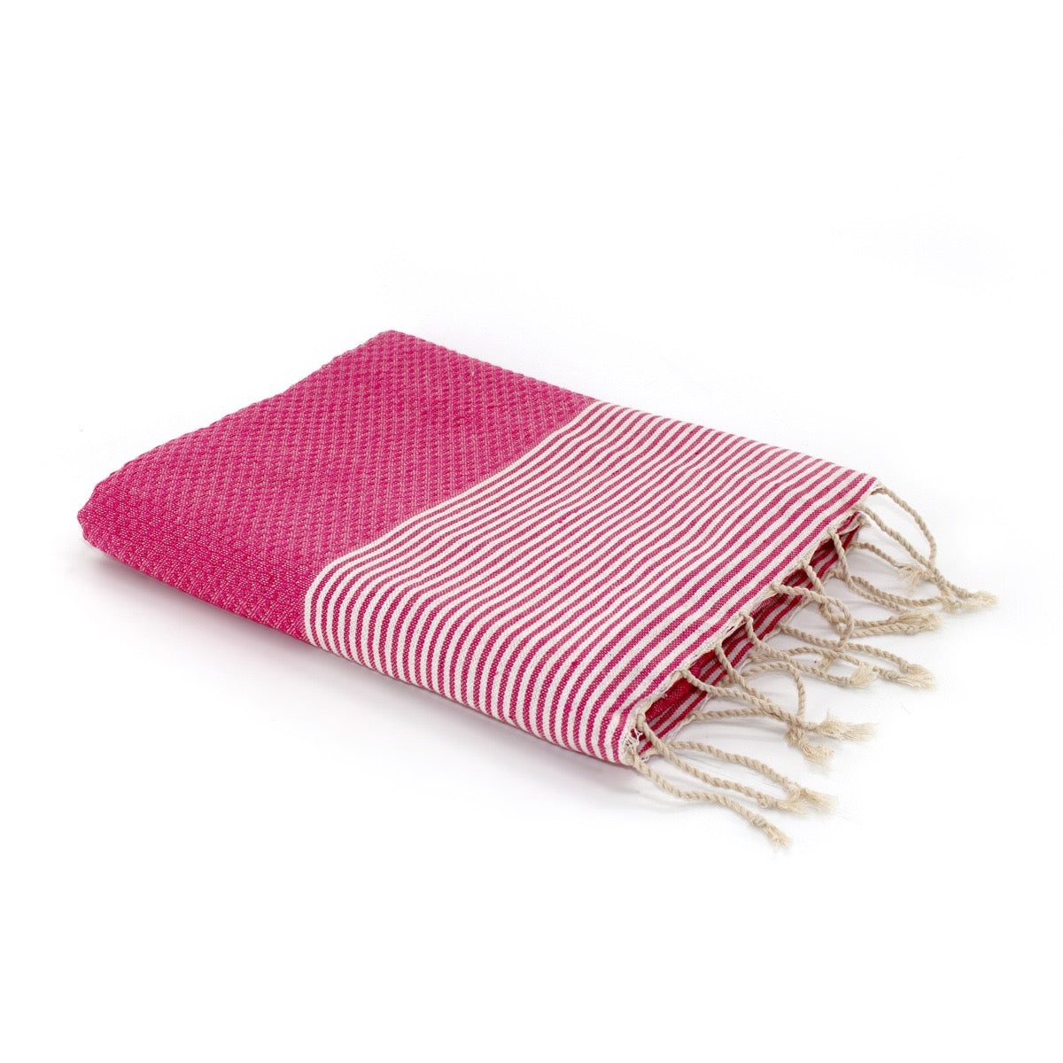 Fouta nid d'abeille coton 100x200 IBIZA    febronie.com