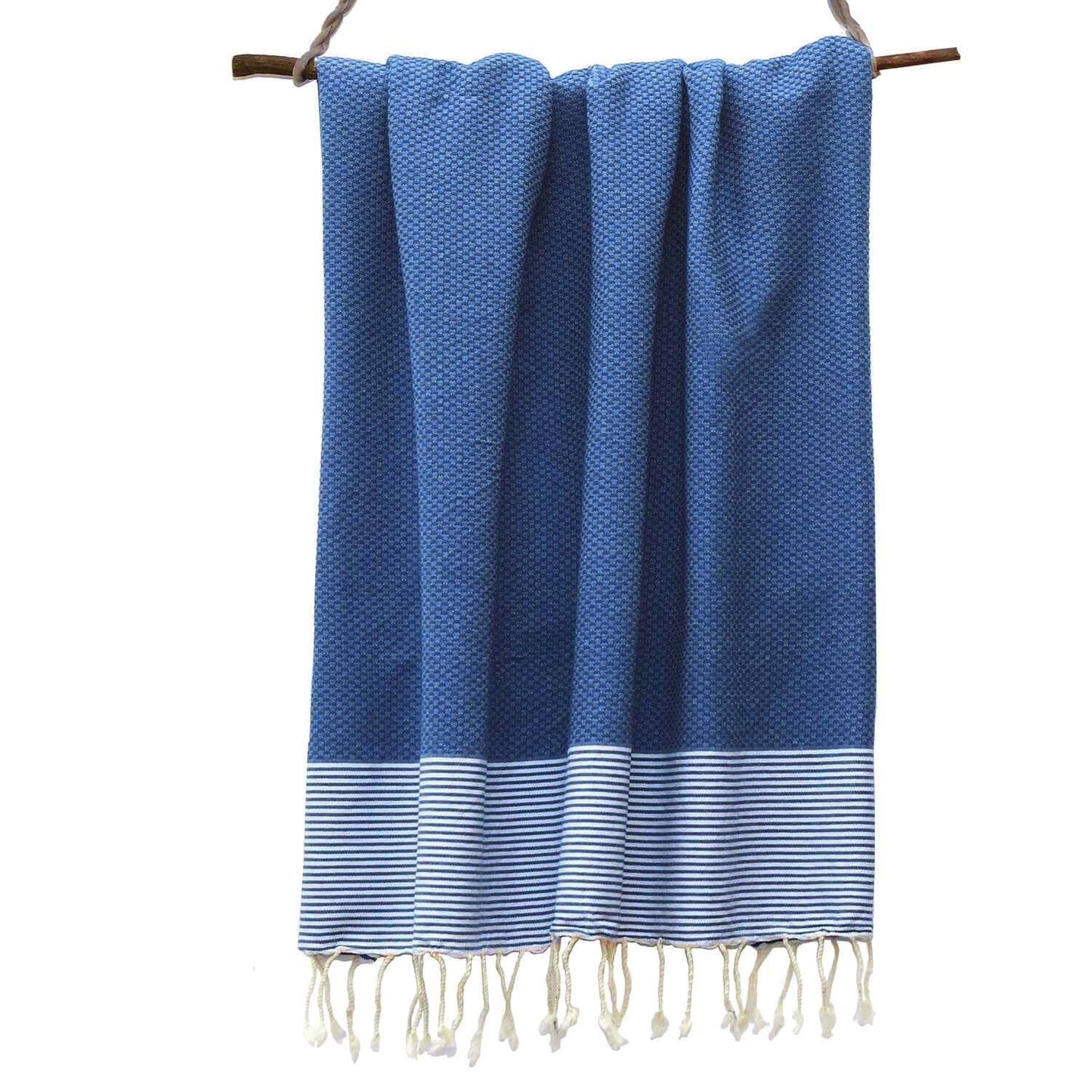 Fouta nid d'abeille coton IBIZA 100x200