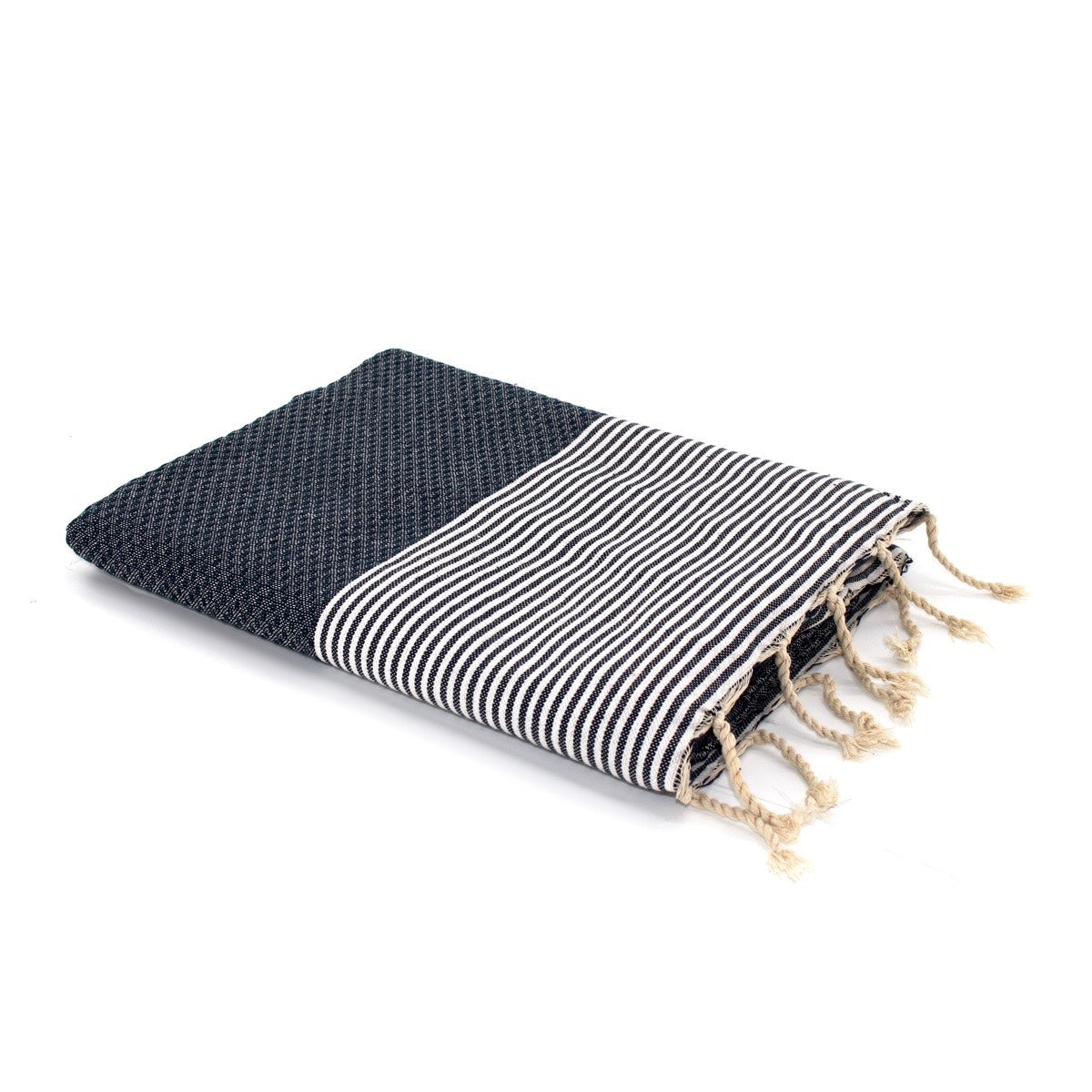 Fouta nid d'abeille coton 100x200 IBIZA    febronie.com