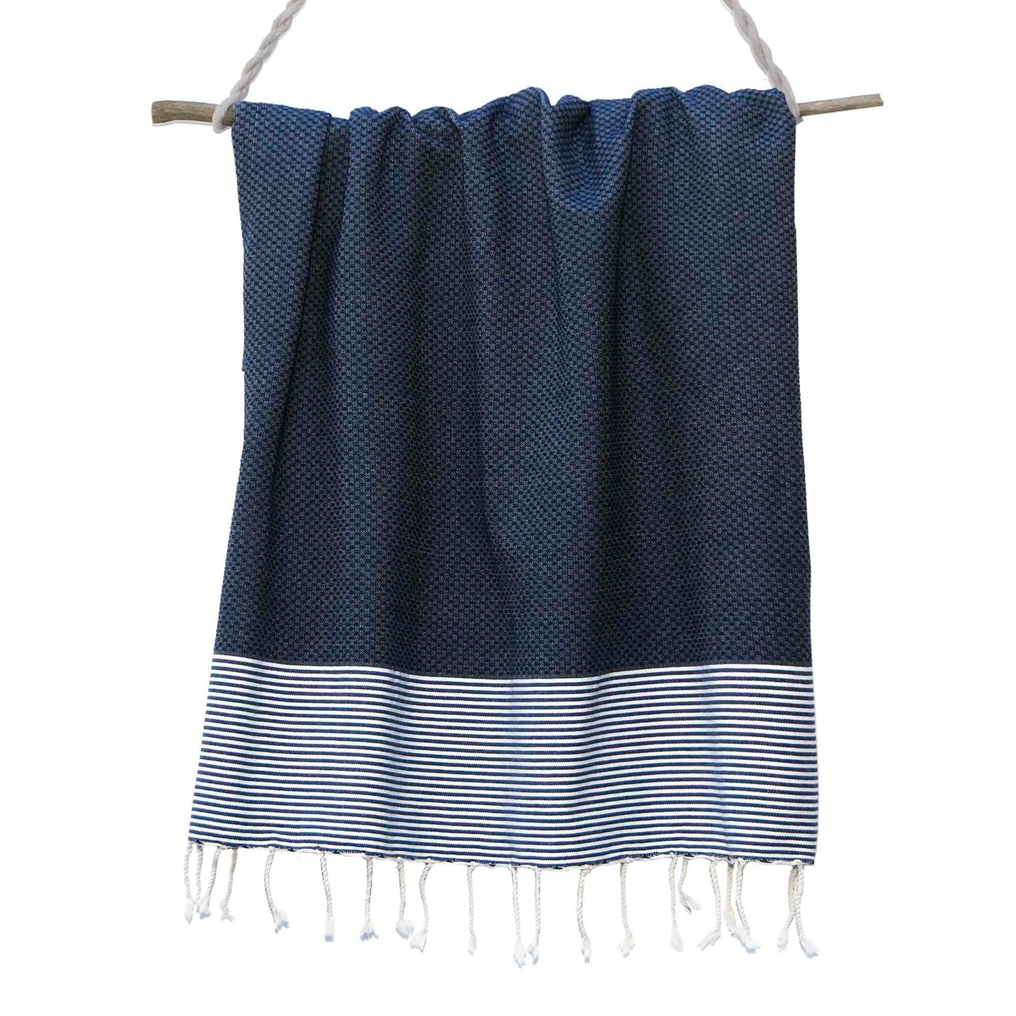 Fouta nid d'abeille coton IBIZA 100x200