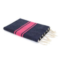Fouta bicolore coton ST TROPEZ 100x200 - febronie.com