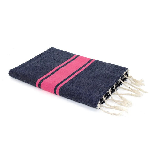 Fouta bicolore coton ST TROPEZ 100x200 - febronie.com