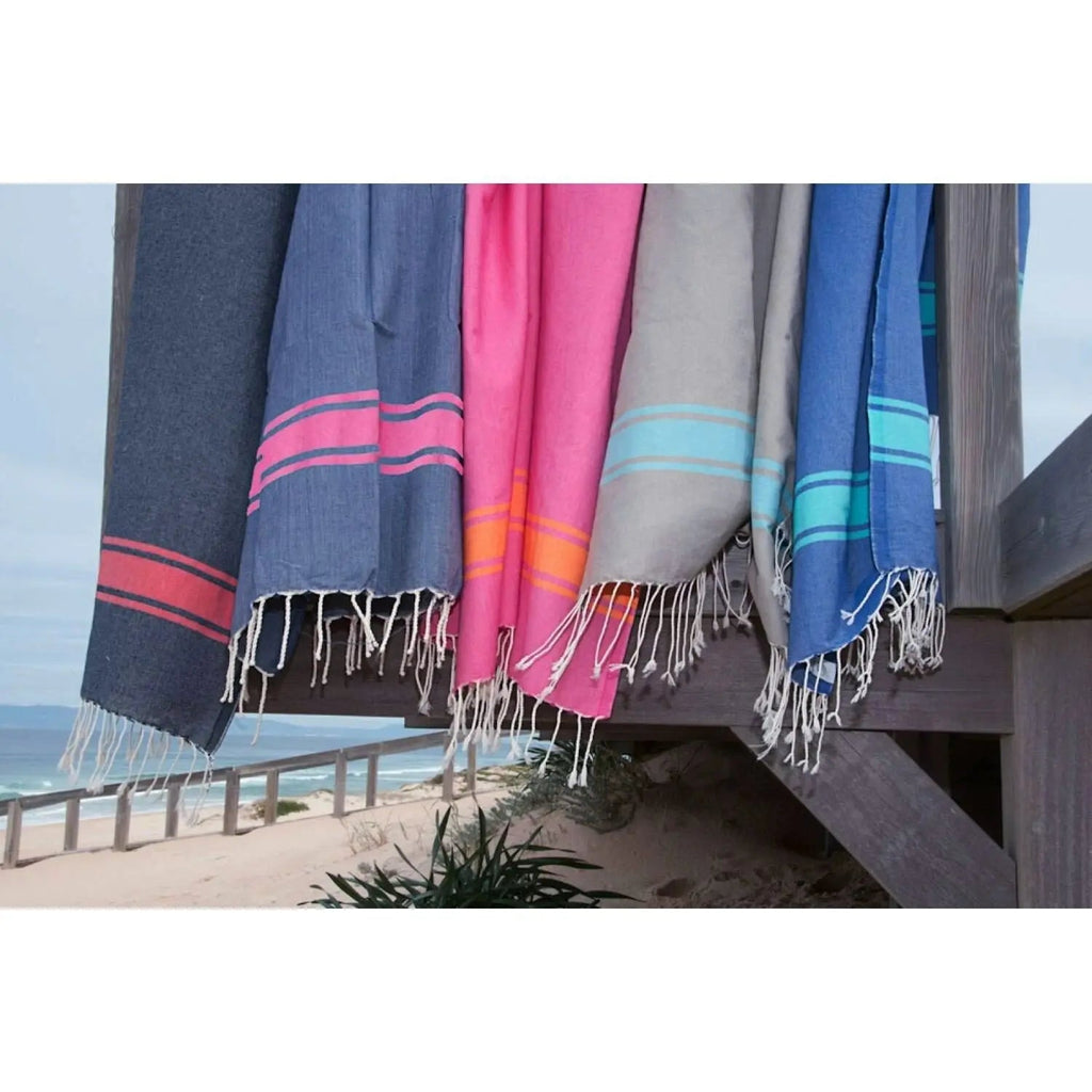 Fouta bicolore coton 100x200 ST TROPEZ    febronie.com