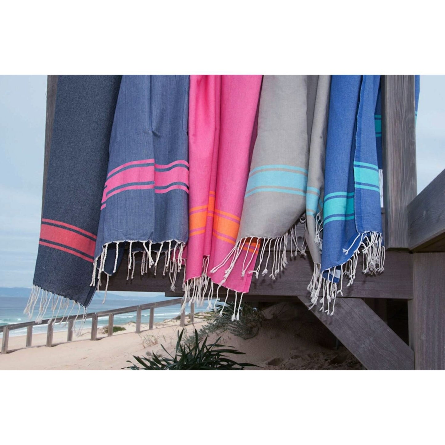 Fouta bicolore coton ST TROPEZ 100x200