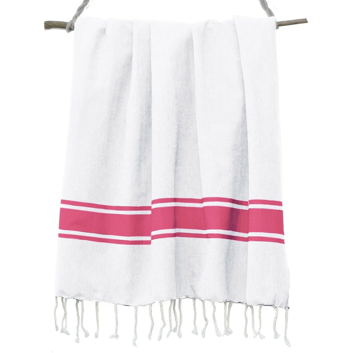 Fouta blanche coton ST TROPEZ 100x200