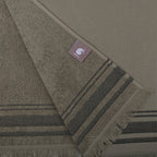 Fouta éponge XXL coton vert lichen 200x180 FARO    febronie.com
