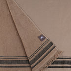 Fouta éponge XXL coton sable 200x180 FARO    febronie.com