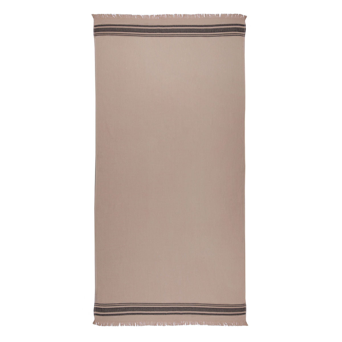Fouta éponge XXL coton sable 200x180 FARO    febronie.com