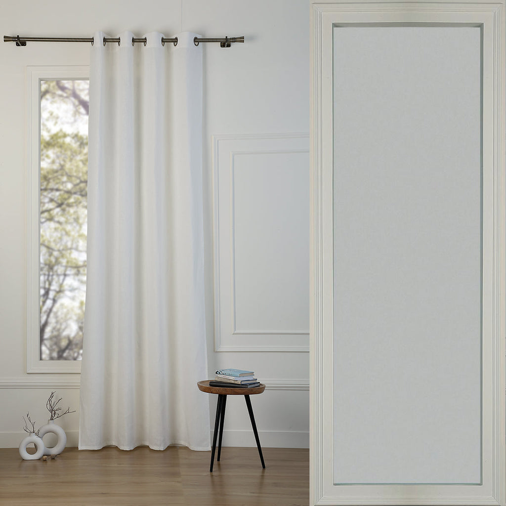 Rideau à oeillets toile de coton 140x260 LOUIS    febronie.com