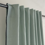 Tab top curtain in cotton canvas 140x260 JULES