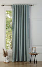 Tab top curtain in cotton canvas 140x260 JULES