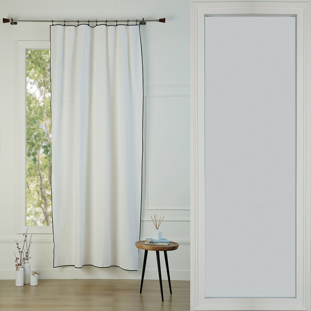 Rideau panneau toile de coton 140x260 JULES
