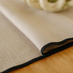 Caminho de mesa tecido de algodão 50x150 JULES