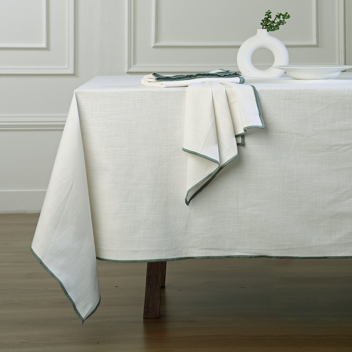 Set di 4 tovaglioli in tela di cotone 45x45 JULES