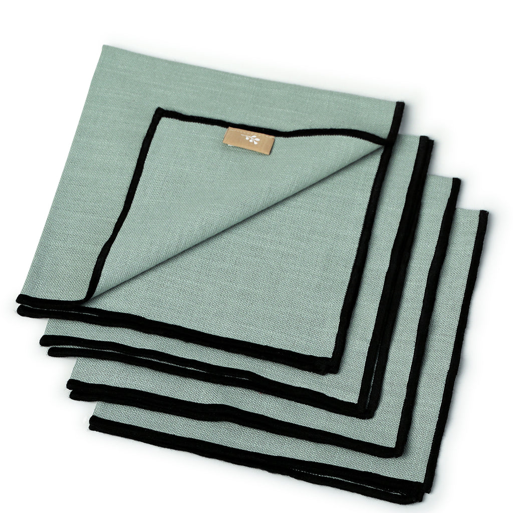 Servilleta de mesa (x4) lona de algodón 45x45 JULES
