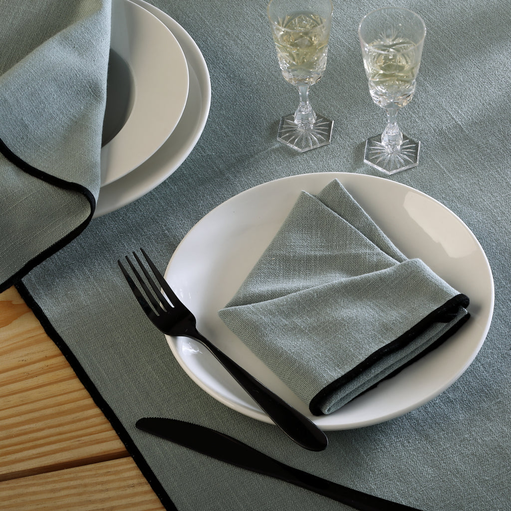 Servilleta de mesa (x4) lona de algodón 45x45 JULES