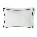 Housse de coussin toile de coton 60x40 JULES - fusain / sable - febronie.com