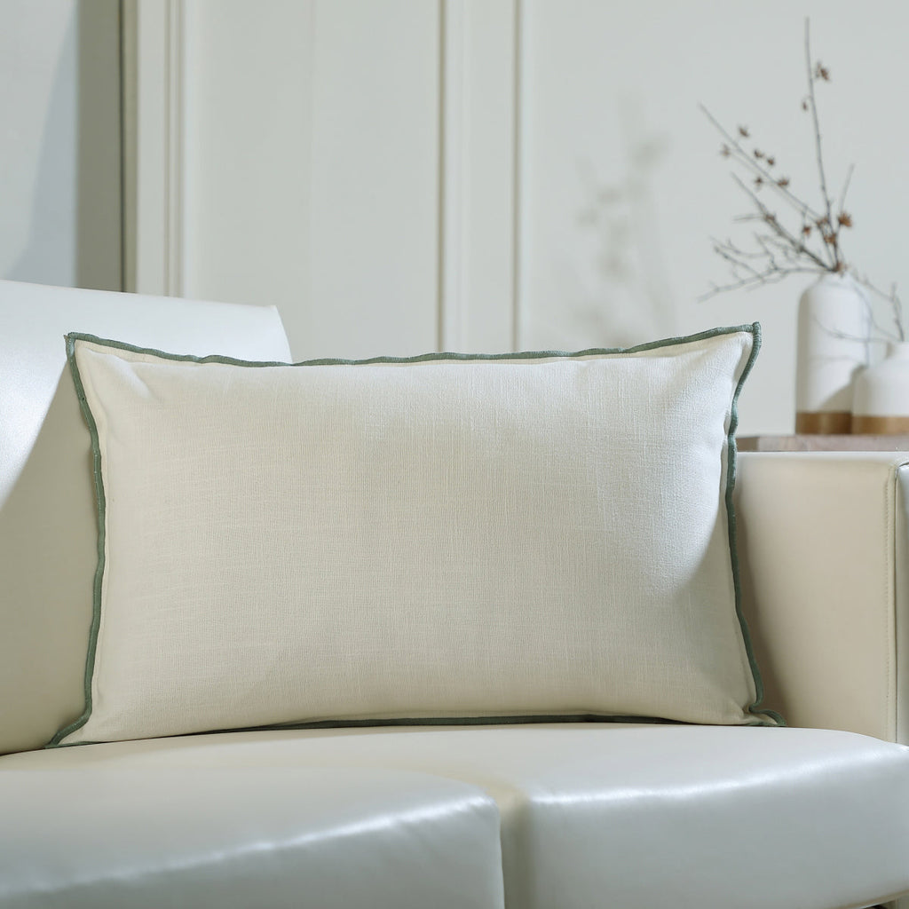 Housse de coussin toile de coton 60x40 JULES    febronie.com