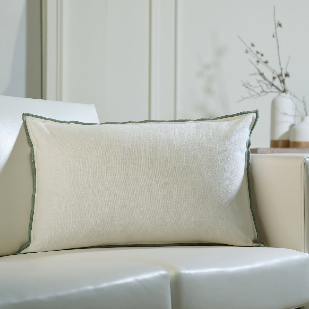 Housse de coussin toile de coton 60x40 JULES    febronie.com