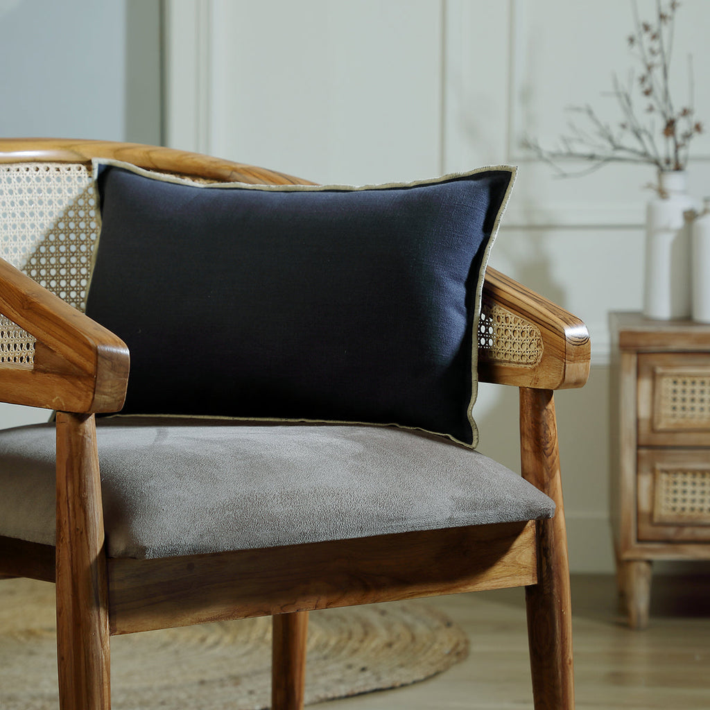 Housse de coussin toile de coton 60x40 JULES    febronie.com
