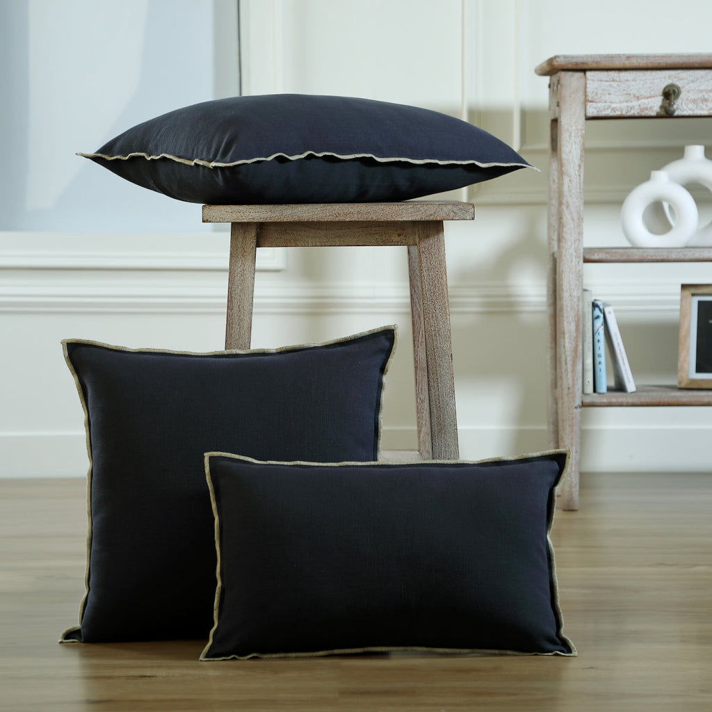 Housse de coussin toile de coton 60x40 JULES    febronie.com