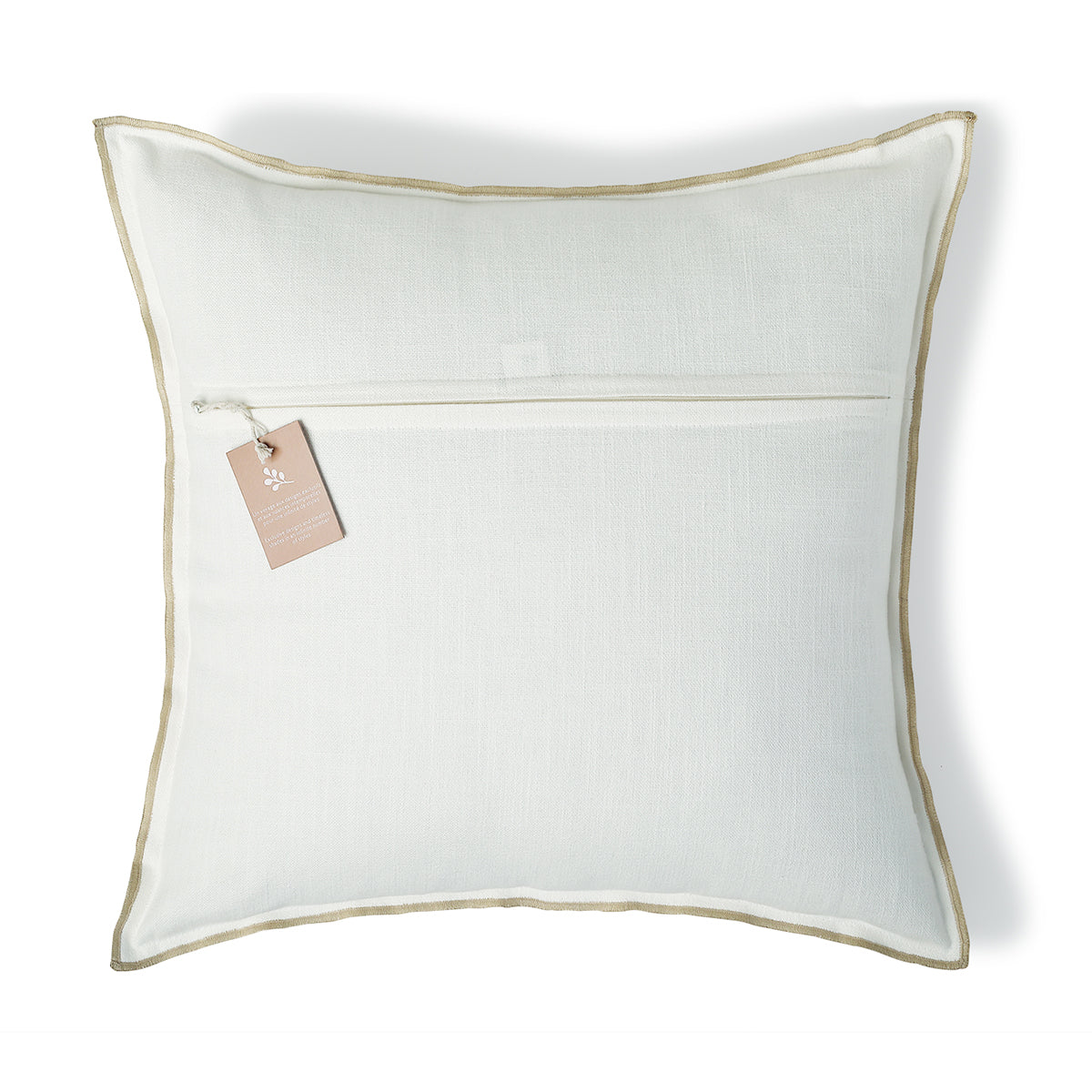 Housse de coussin toile de coton 50x50 JULES