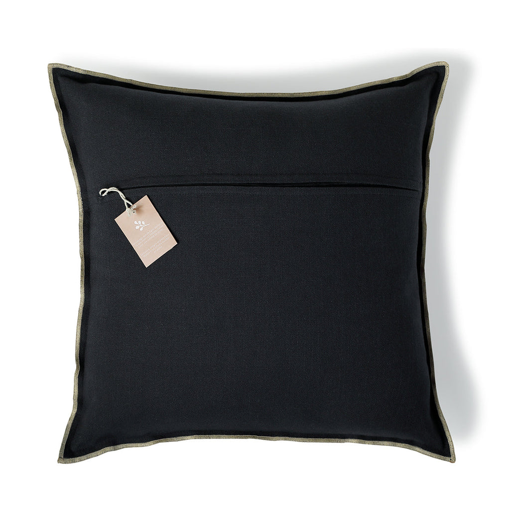 Housse de coussin toile de coton 50x50 JULES    febronie.com