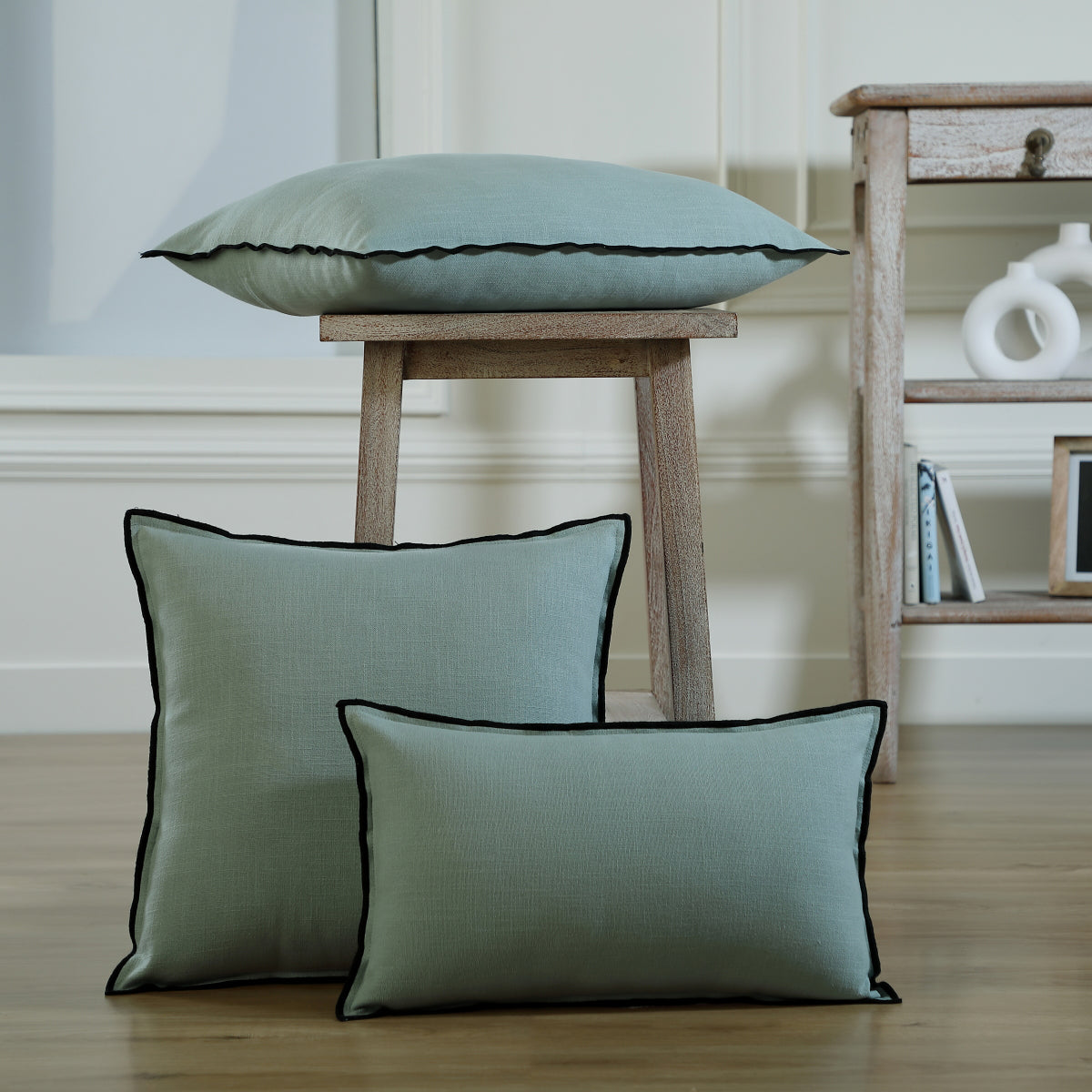 Housse de coussin toile de coton 50x30 JULES    febronie.com