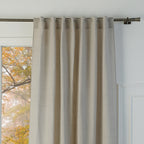 Tab top curtain in washed linen 140x290 PAUL