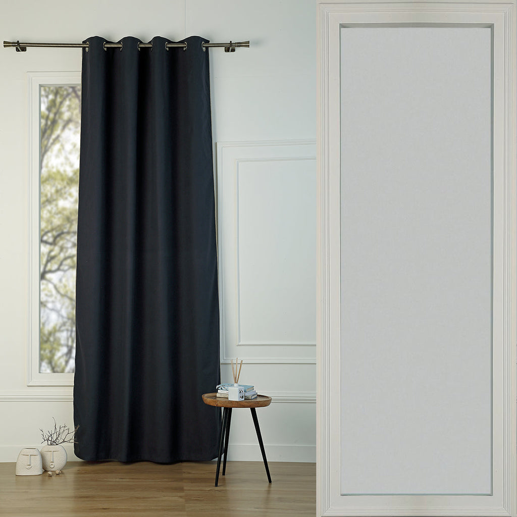 Tenda oscurante con occhielli in lino lavato 130x260 PAUL