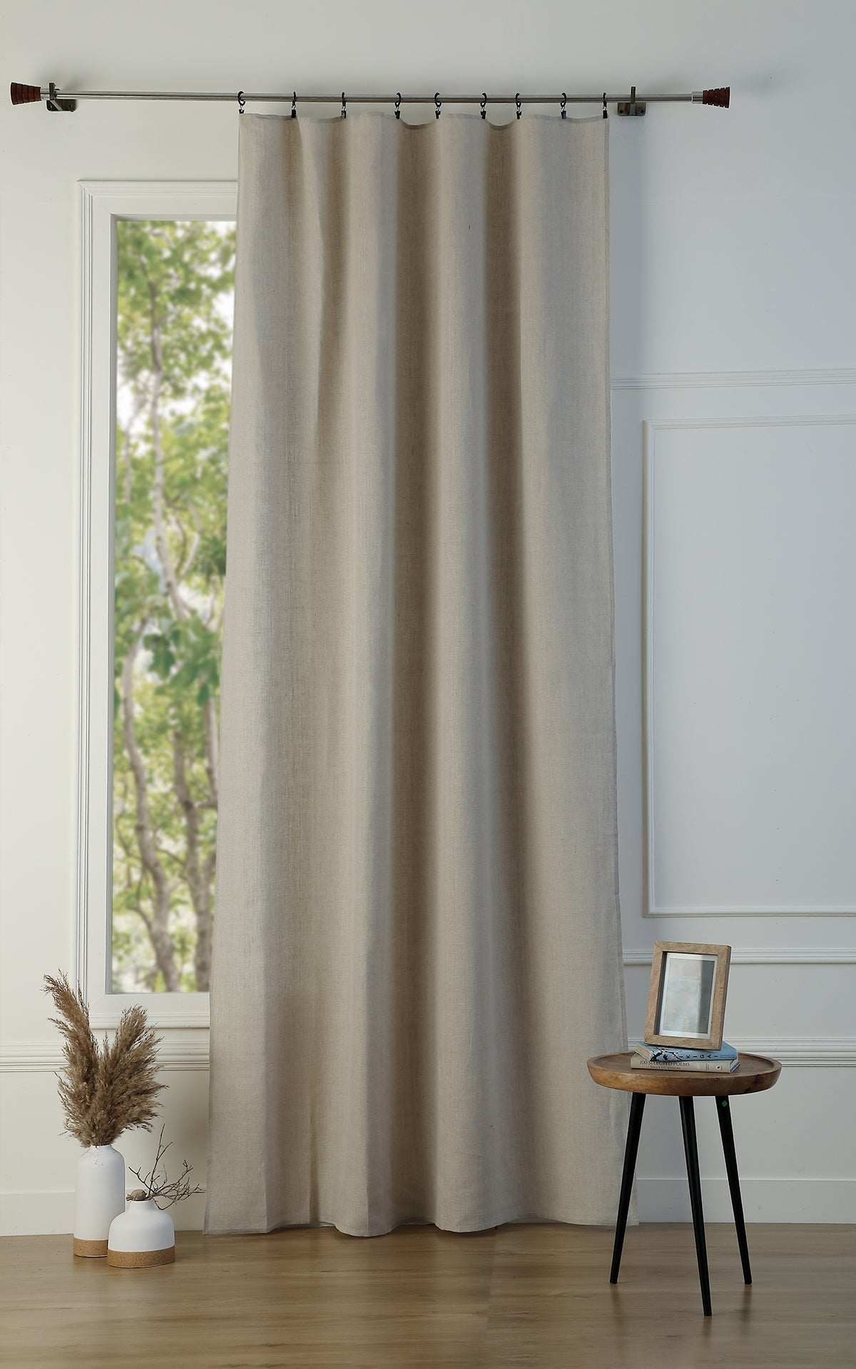 Cortina painel linho lavado 140x260 PAUL