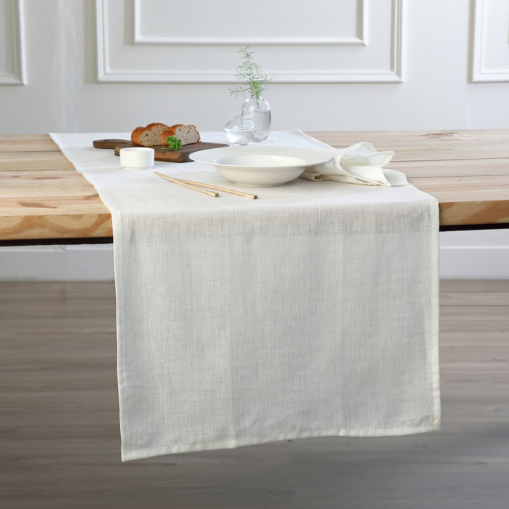 Chemin de table lin lavé 50x150 PAUL