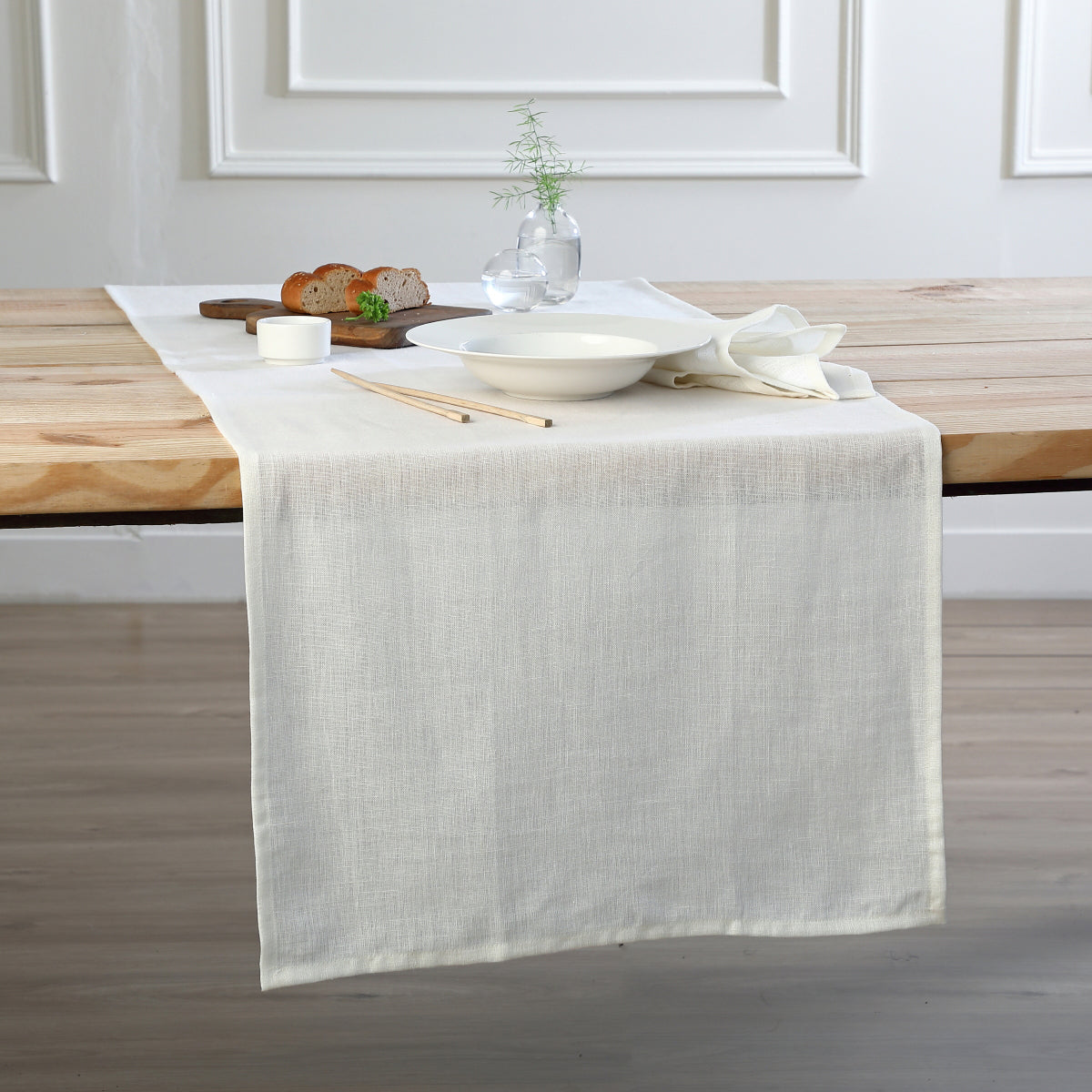 Chemin de table lin lavé 50x150 PAUL