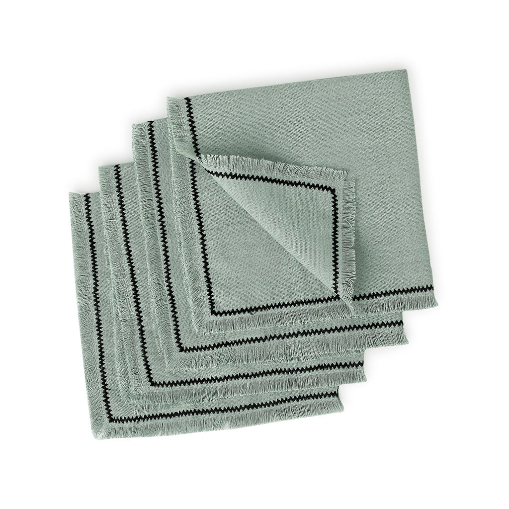 Serviette de table (x4) lin lavé 45x45 GABRIEL