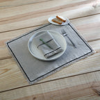  Set di tovagliette (x4) in lino lavato 35x45 GABRIEL