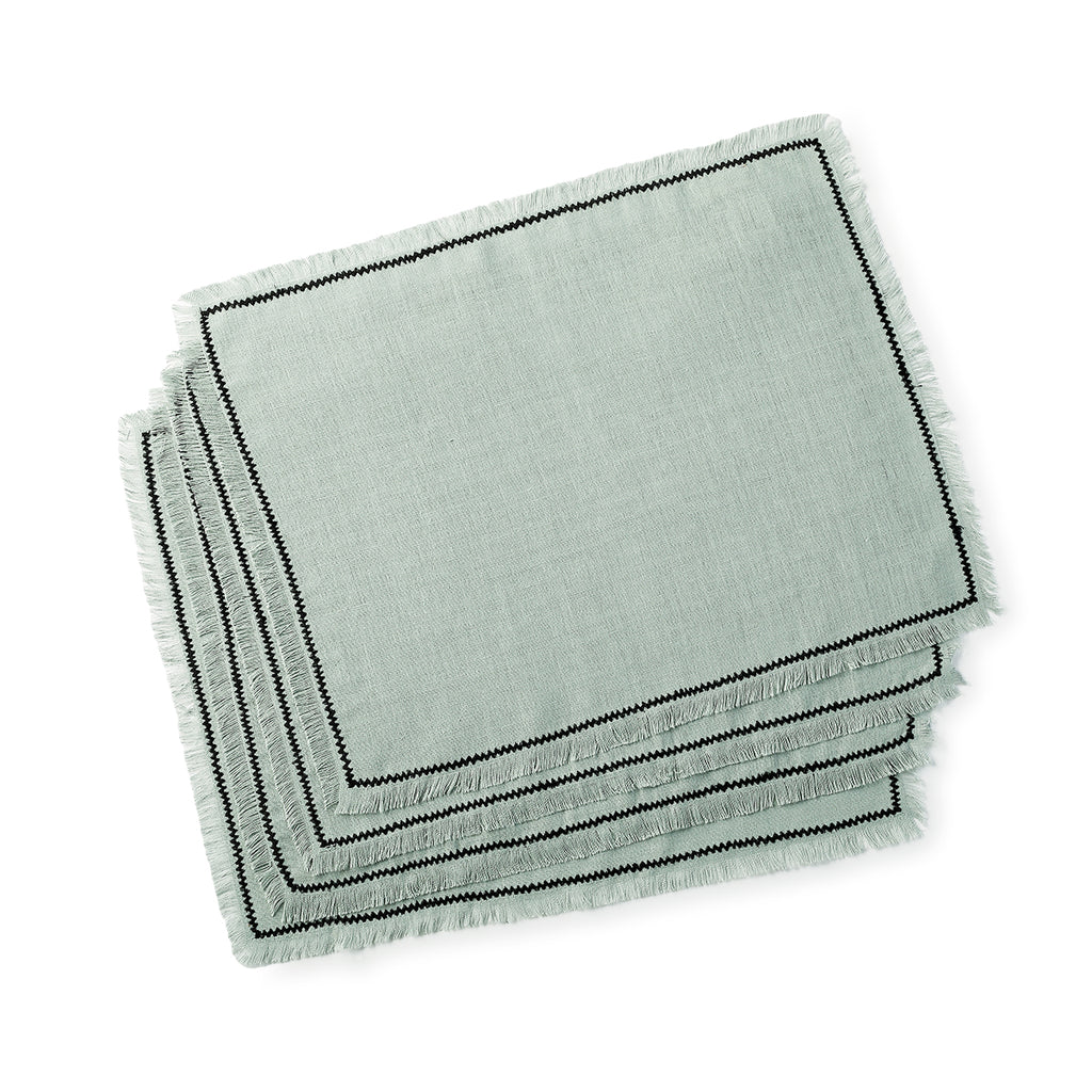  Set di tovagliette (x4) in lino lavato 35x45 GABRIEL