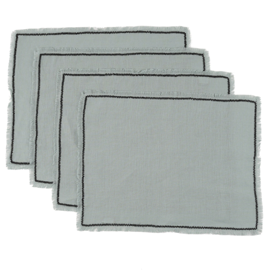  Set di tovagliette (x4) in lino lavato 35x45 GABRIEL