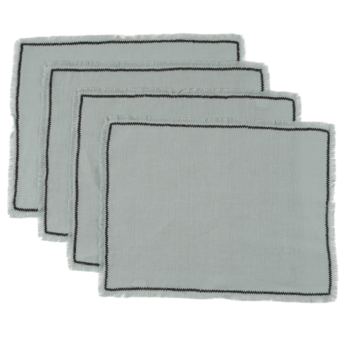  Set di tovagliette (x4) in lino lavato 35x45 GABRIEL