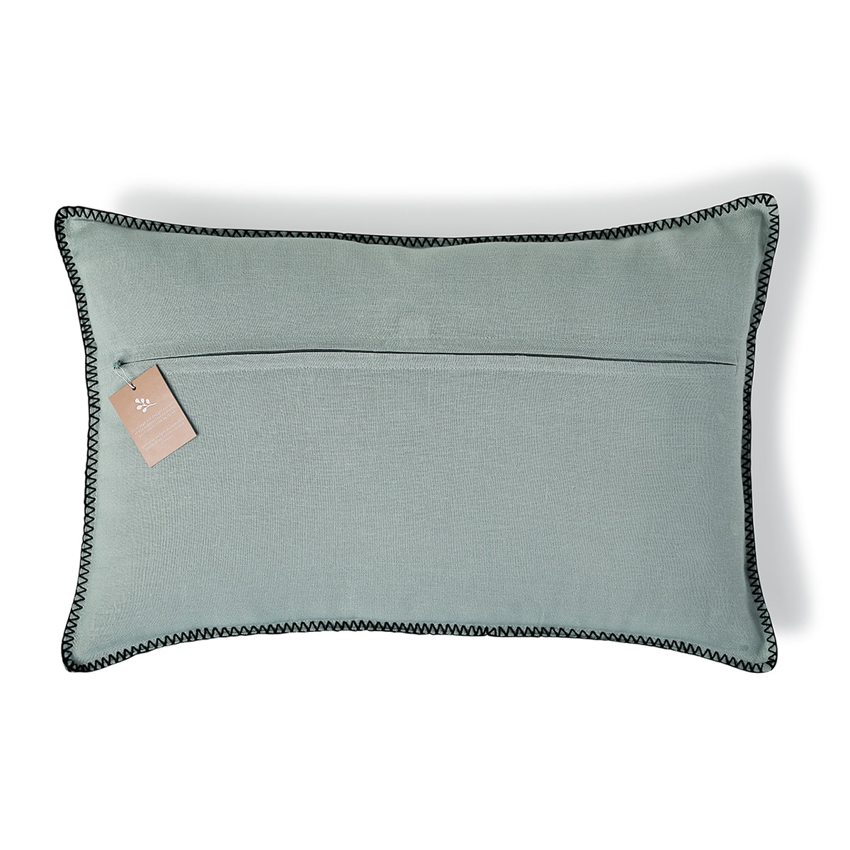 Housse de coussin lin lavé 60x40 MAXIME