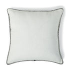 Housse de coussin lin lavé 50x50 MAXIME - fusain / sable - febronie.com