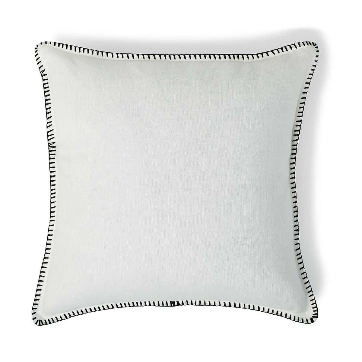 Housse de coussin lin lavé 50x50 MAXIME - fusain / sable - febronie.com