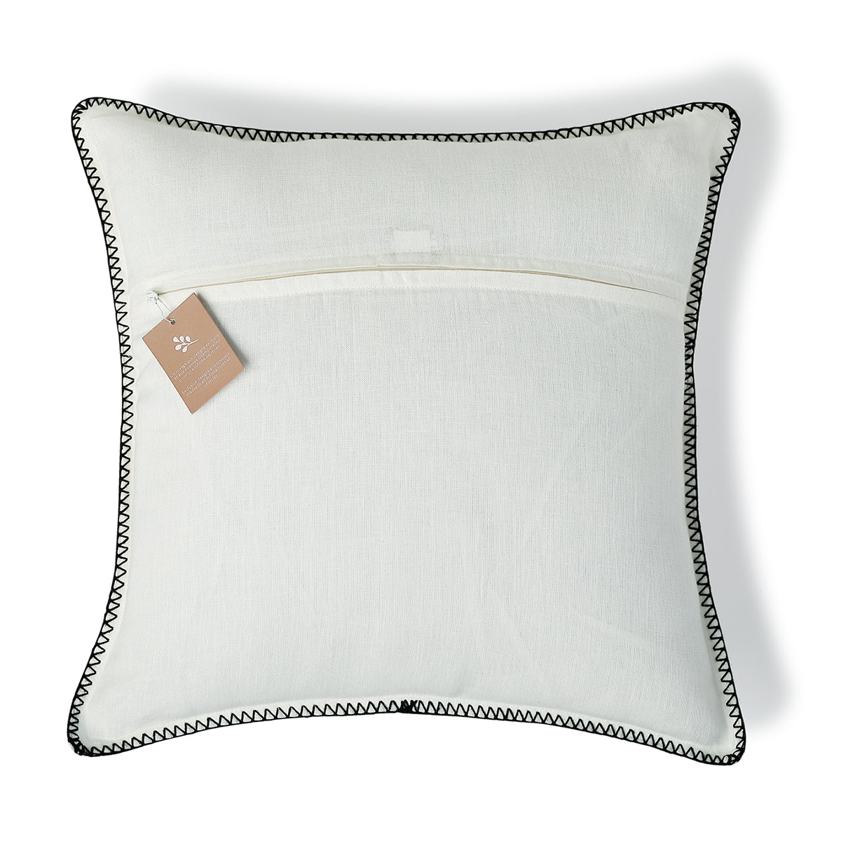 Housse de coussin lin lavé 50x50 MAXIME