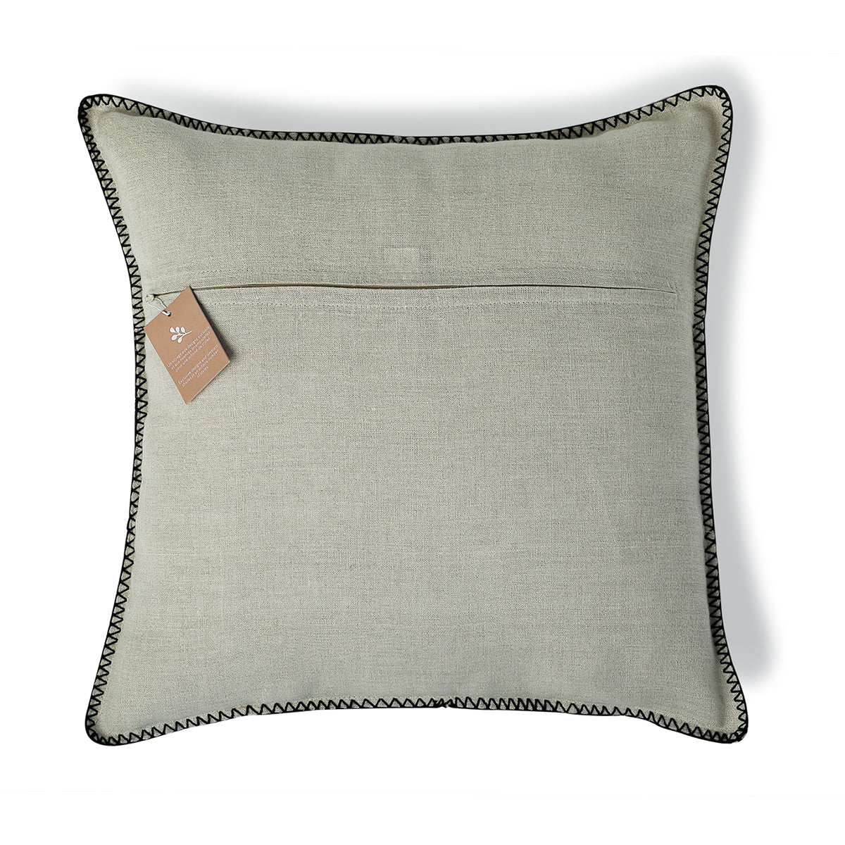 Housse de coussin lin lavé 50x50 MAXIME