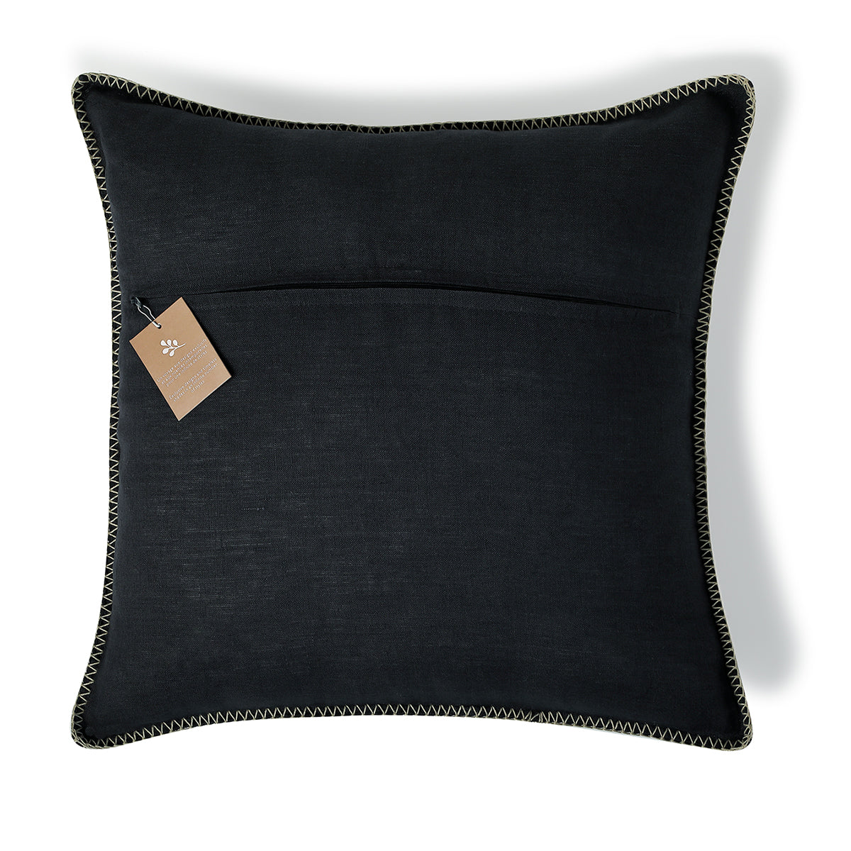 Housse de coussin lin lavé 50x50 MAXIME