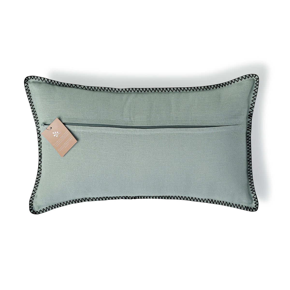 Housse de coussin lin lavé 50x30 MAXIME